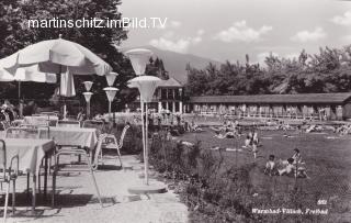 Warmbad Villach Freibad - Villach(Stadt) - alte historische Fotos Ansichten Bilder Aufnahmen Ansichtskarten 