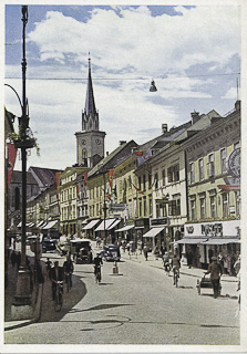 Hauptplatz - Villach-Innere Stadt - alte historische Fotos Ansichten Bilder Aufnahmen Ansichtskarten 