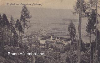 St. Paul im Lavanttal mit Stift - St. Paul im Lavanttal - alte historische Fotos Ansichten Bilder Aufnahmen Ansichtskarten 