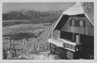 Touristenhotel im Winter - Europa - alte historische Fotos Ansichten Bilder Aufnahmen Ansichtskarten 