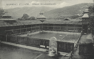 Schwimmschule Warmbad - Europa - alte historische Fotos Ansichten Bilder Aufnahmen Ansichtskarten 