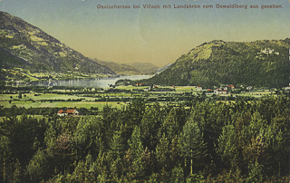 Vom  Oswaldiberg Richtung Ossiachersee - Europa - alte historische Fotos Ansichten Bilder Aufnahmen Ansichtskarten 