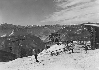 Bergstation 1. Sessellift - Europa - alte historische Fotos Ansichten Bilder Aufnahmen Ansichtskarten 