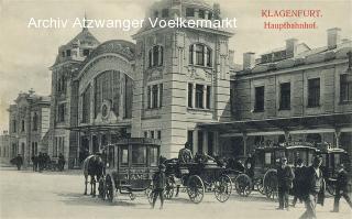 Klagenfurt Hauptbahnhof  - Kärnten - alte historische Fotos Ansichten Bilder Aufnahmen Ansichtskarten 