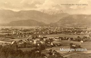 Ausblick von St.Leonhard aus, um 1910 - Villach(Stadt) - alte historische Fotos Ansichten Bilder Aufnahmen Ansichtskarten 