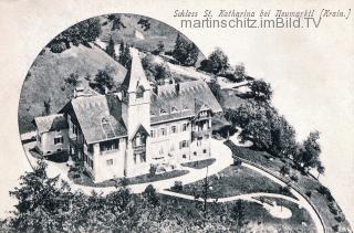 Neumarktl, Schloss St. Katherina - Slowenien - alte historische Fotos Ansichten Bilder Aufnahmen Ansichtskarten 