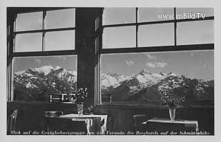 Blick auf die Großglocknergruppe - Schmitten - alte historische Fotos Ansichten Bilder Aufnahmen Ansichtskarten 