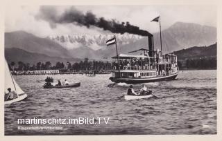 Klagenfurt, Dampfschiff Thalia  - Oesterreich - alte historische Fotos Ansichten Bilder Aufnahmen Ansichtskarten 