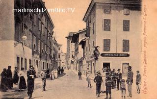  Udine, Piazza Garibaldi, Apotheke S. Giorgio - Europa - alte historische Fotos Ansichten Bilder Aufnahmen Ansichtskarten 