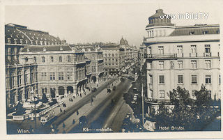 Kärntnerstrasse - Wien,Innere Stadt - alte historische Fotos Ansichten Bilder Aufnahmen Ansichtskarten 