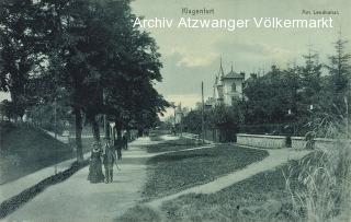 Klagenfurt, Am Lendkanal - alte historische Fotos Ansichten Bilder Aufnahmen Ansichtskarten 