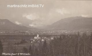 Maria Gail Ortsansicht - Villach - alte historische Fotos Ansichten Bilder Aufnahmen Ansichtskarten 