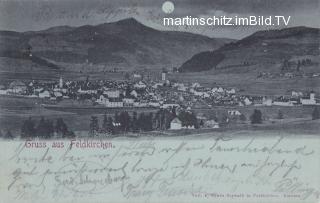 Feldkirchen - Mondscheinkarte - Oesterreich - alte historische Fotos Ansichten Bilder Aufnahmen Ansichtskarten 