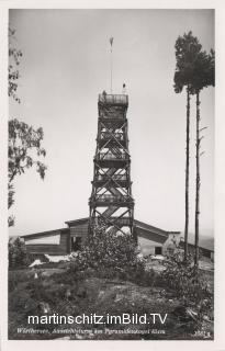 Aussichtsturm am Pyramidenkogel - alte historische Fotos Ansichten Bilder Aufnahmen Ansichtskarten 