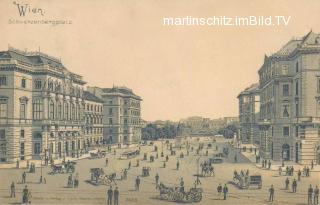 Wien, Schwarzenbergplatz - Wien - alte historische Fotos Ansichten Bilder Aufnahmen Ansichtskarten 