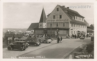 Gasthof Packerhöhe - Voitsberg - alte historische Fotos Ansichten Bilder Aufnahmen Ansichtskarten 