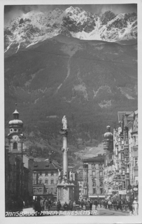 Innsbruck, Maria Theresienstrasse - alte historische Fotos Ansichten Bilder Aufnahmen Ansichtskarten 