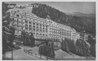 Grand Hotel im Winter - alte historische Fotos Ansichten Bilder Aufnahmen Ansichtskarten 