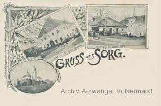 3 Bild Litho Karte Sörg Habernigs Gasthof - Liebenfels - alte historische Fotos Ansichten Bilder Aufnahmen Ansichtskarten 