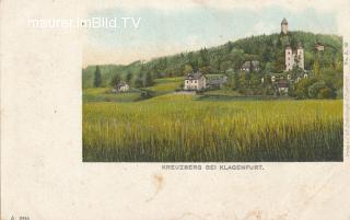 Klagenfurt - Blichrichtung Kreuzbergl - Oesterreich - alte historische Fotos Ansichten Bilder Aufnahmen Ansichtskarten 