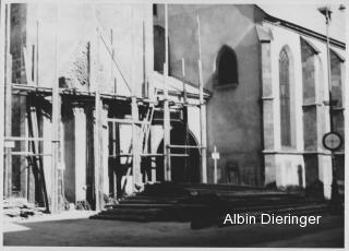 Stadtpfarrkirche St. Jakob, Kirchturmsanierung    - alte historische Fotos Ansichten Bilder Aufnahmen Ansichtskarten 