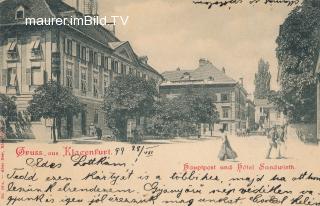 Hauptpost und Hotel Sandwirt - Innere Stadt  (1. Bez) - alte historische Fotos Ansichten Bilder Aufnahmen Ansichtskarten 