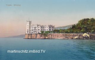 Trieste, Schloß Miramar - alte historische Fotos Ansichten Bilder Aufnahmen Ansichtskarten 