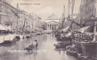 Triest, Canal - alte historische Fotos Ansichten Bilder Aufnahmen Ansichtskarten 