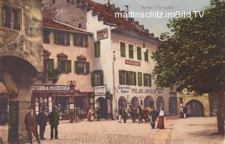 Meran, Pfarrplatz - Meran / Merano (Maran) - alte historische Fotos Ansichten Bilder Aufnahmen Ansichtskarten 