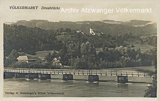 Völkermarkt, Draubrücke - Oesterreich - alte historische Fotos Ansichten Bilder Aufnahmen Ansichtskarten 