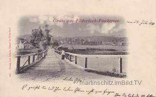 St. Niklas-Föderlach, Draubrücke - Europa - alte historische Fotos Ansichten Bilder Aufnahmen Ansichtskarten 