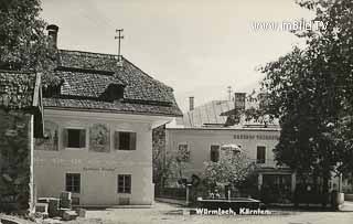 Gasthof Thurner  + Gasthaus Bischof in Würmlach - Kärnten - alte historische Fotos Ansichten Bilder Aufnahmen Ansichtskarten 