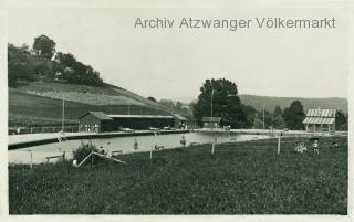 Völkermarkt, Strandbad mit  3000 m2 Wasserflaeche - Europa - alte historische Fotos Ansichten Bilder Aufnahmen Ansichtskarten 