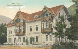 Unterbergen Hotel Post - Europa - alte historische Fotos Ansichten Bilder Aufnahmen Ansichtskarten 