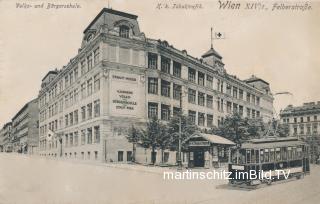 Wien Felberstraße, Volks und Bürgerschule - Europa - alte historische Fotos Ansichten Bilder Aufnahmen Ansichtskarten 