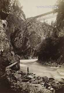 Schlitza Schlucht bei Tarivs - Europa - alte historische Fotos Ansichten Bilder Aufnahmen Ansichtskarten 