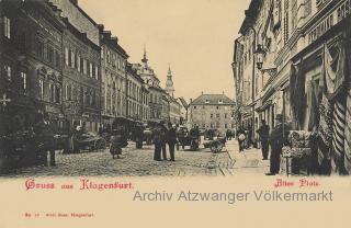 Klagenfurt Alter Platz - Europa - alte historische Fotos Ansichten Bilder Aufnahmen Ansichtskarten 