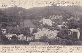 Kaltenleutgeben, Panorama mit Gaisberg - Niederösterreich - alte historische Fotos Ansichten Bilder Aufnahmen Ansichtskarten 