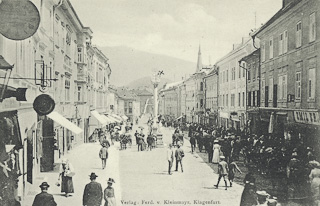 Hauptplatz - Villach-Innere Stadt - alte historische Fotos Ansichten Bilder Aufnahmen Ansichtskarten 