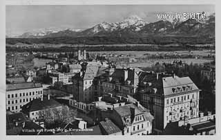 Blickrichtung Perau / Parkhotel - Villach - alte historische Fotos Ansichten Bilder Aufnahmen Ansichtskarten 