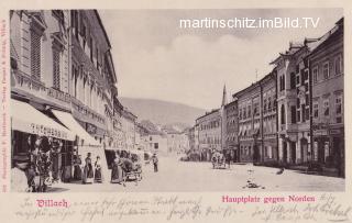 Villach, Hauptplatz - Hauptplatz - alte historische Fotos Ansichten Bilder Aufnahmen Ansichtskarten 