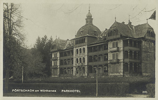 Parkhotel - Kärnten - alte historische Fotos Ansichten Bilder Aufnahmen Ansichtskarten 