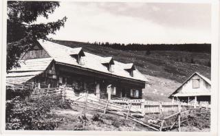 Alte Weißbergerhütte auf der Saualm - Wieting - alte historische Fotos Ansichten Bilder Aufnahmen Ansichtskarten 