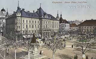 Kaiser Franz Josef Platz - Klagenfurt(Stadt) - alte historische Fotos Ansichten Bilder Aufnahmen Ansichtskarten 