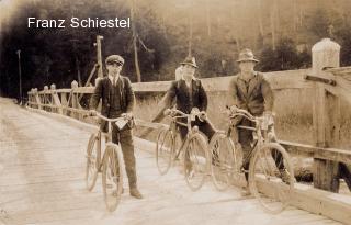 Maria Gail, alte Holzbrücke - Maria Gail - alte historische Fotos Ansichten Bilder Aufnahmen Ansichtskarten 