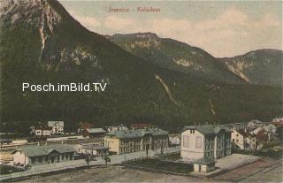 Wocheinerbahn, Jesenice Bahnhof - Europa - alte historische Fotos Ansichten Bilder Aufnahmen Ansichtskarten 