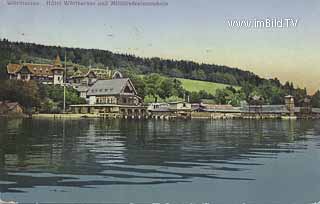 Hotel Wörthersee - Militärschwimmschule - Europa - alte historische Fotos Ansichten Bilder Aufnahmen Ansichtskarten 