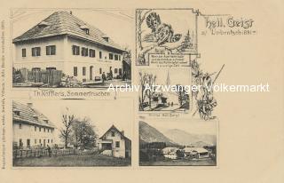 5 Bild Schmuckkarte, Heiligen Geist am Dobratsch - Villach - alte historische Fotos Ansichten Bilder Aufnahmen Ansichtskarten 