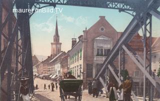 Alte Draubrücke - Villach - alte historische Fotos Ansichten Bilder Aufnahmen Ansichtskarten 