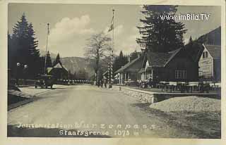 Jausenstation Wurzenpass - Kärnten - alte historische Fotos Ansichten Bilder Aufnahmen Ansichtskarten 